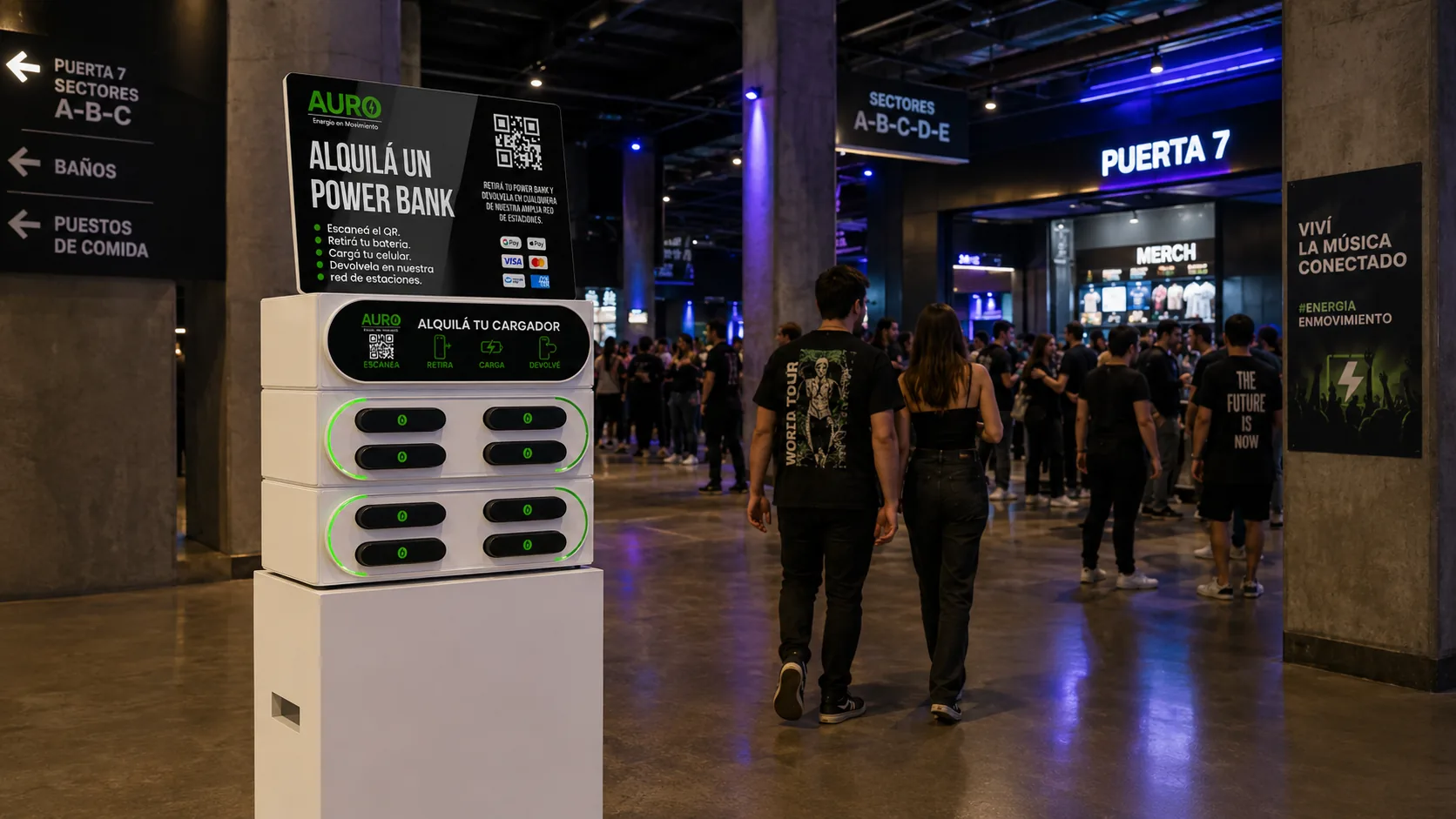 Estación AURO en festival