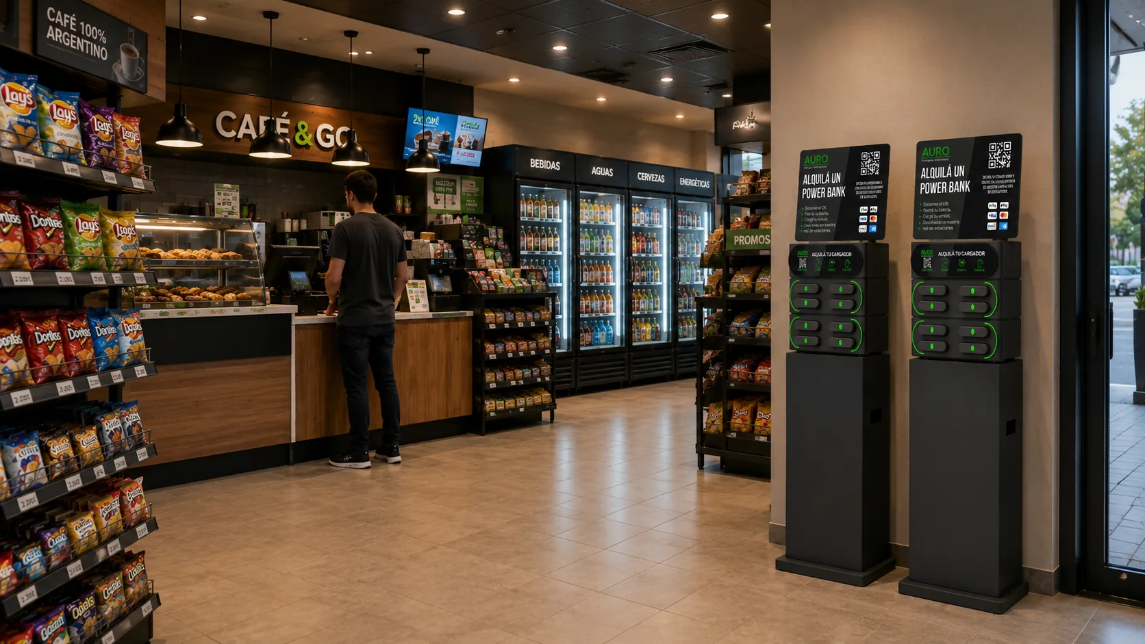 Estación AURO en tienda